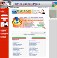 section advertising on africa business